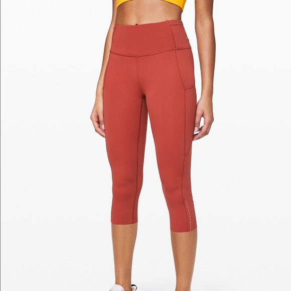 New Lululemon Capris: Fast and Free HR Crop 19” - Picture 1 of 6